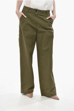 Aspesi Stretch Cotton Loose-Fit Pants size 42