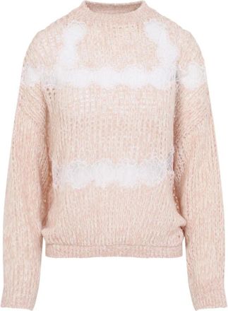 Giambattista Valli Truien & Vesten, Dames, Roze, S, Wol, Luxe Wol-Kasjmier Trui Roze Paars