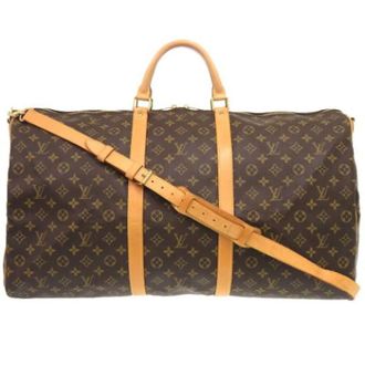 Louis Vuitton Vintage, unisex, Bruin, ONE Size, Pre-owned Weekendtas