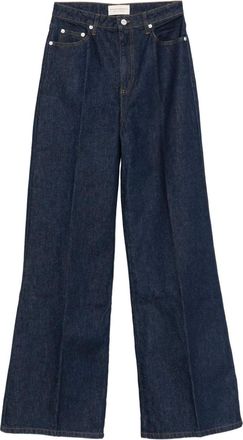 Officine Générale Jeans Romy a gamba ampia - Blu