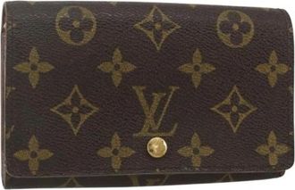 Louis Vuitton Pre-owned Wallets, female, Brown, Size: ONE SIZE Pre-owned Vintage Canvas Wallet