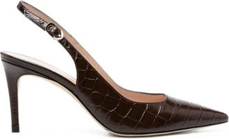 Stuart Weitzman Schoenen, Dames, Bruin, 40 EU, Leer, Power Pump 85