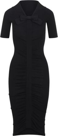Valentino Midi Dresses, female, Black, Size: S Viscose Midi Dress