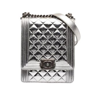 Chanel Pre-owned The Boy Flap - - Pre-owned - Donna - Grigio - ONE SIZE