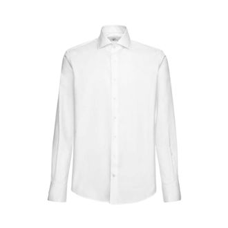 Carolina Herrera Formal Shirts, male, White, Size: M Royal Oxford Italian Collar Shirt