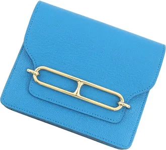 Herm&egrave;s Chevre Myzore Leather Coin Purse/Coin Case (Pre-Owned)