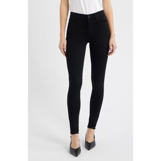 Frame Denim Le High Skinny Jeans in Black at Nordstrom, Size 26