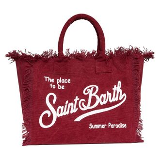 MC2 Saint Barth Tote Bags, female, Red, Size: ONE SIZE Vanity Shoulder Bag