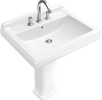 Villeroy & Boch Lavabo Hommage De Villeroy & Boch, Con Rebosadero, 1 Agujero Para
