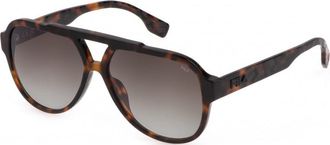 Fila Womens SFI459V-590C10 SFI459V 59 590C10 Sunglasses - Brown - One Size
