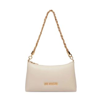 Love Moschino Shoulder Bags, female, Beige, Size: ONE SIZE Love Moschino Bags.. Ivory