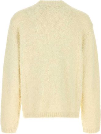 S&eacute;fr Mens Sweater Cream Cotton Tencel