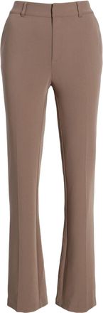 Cinq à Sept Kerry tailored trousers - women - Polyester/Triacetate - 14 - Brown