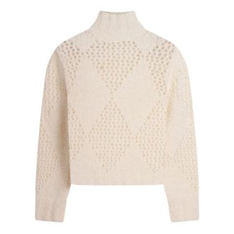 Ballantyne Truien & Vesten, Dames, Wit, S, Coltrui Pullover