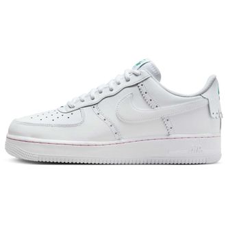 Nike Nike Air Force 1 07 LV8 Mens Shoes, White/Medium Soft Pink/Malachite/White, 14 UK