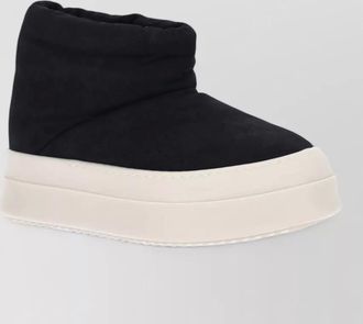 Rick Owens leather slip-on sneakers