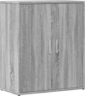 vidaXL Vidaxl - Aparador de madera de ingeniería gris Sonoma 60x31x70 cm