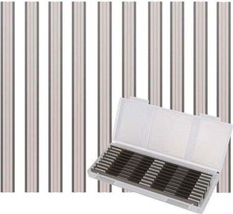 OEM Juego De 10 Cuchillas Para Cepilladora El&eacute;ctrica, 82x5,5x1,1 Mm, Para Cepilladoras Makita, Black & Decker, Bosch, Dewalt Y Elu