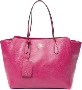 Gucci Pre-owned Womens Medium Swing Tote Shoulder Bag - Pink - One Size
