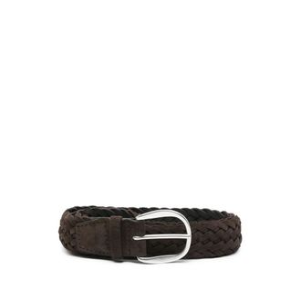 Orciani Belts, male, Brown, Size: 110 CM Braided Belt