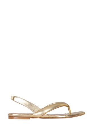 Gia Borghini Gold Solid Bora Sandals