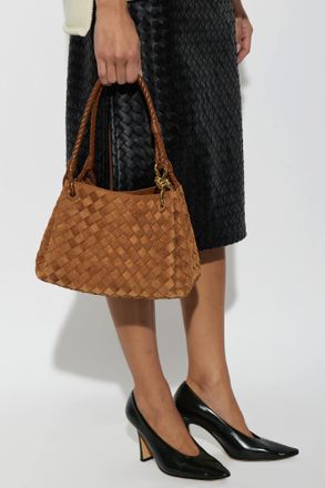 Bottega Veneta Parachute Bag, Womens, Brown