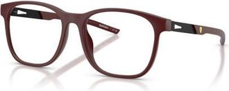 Ferrari 55mm Rectangle optical glasses in Red at Nordstrom