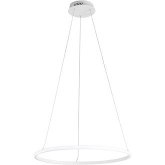 Luce-Ambiente-Design Luce Ambiente E Design - Sospensione led axis in metallo bianco con funzione cct 60 cm