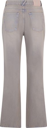 Our Legacy Mens Denim Flared Trousers Grey Cotton Regular & Straight-Leg Jeans