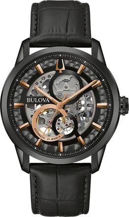 Bulova Sutton Automatic Heren Horloge Zwart 98A283