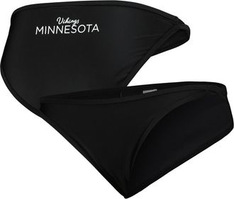 G-III 4Her by Carl Banks Womens G-III 4Her by Carl Banks Black Minnesota Vikings Hall of Fame Bikini Bottom at Nordstrom, Size X-Small