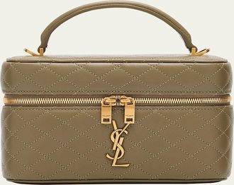 Saint Laurent Gaby Vanity Quilted Leather Bag