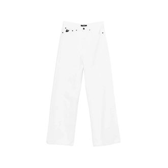 Lois Wide Trousers, female, White, Size: W30 Skater Loose