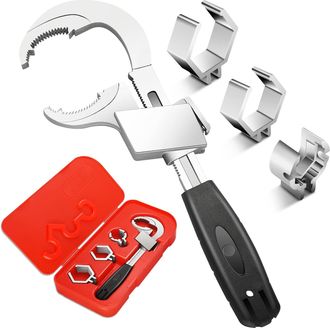 OEM Llave Ajustable, Llave Universal De Doble Extremo, Llave Para Fregadero Multifunci&oacute;n, Llave Ajustable De Mango Corto Y Amplia Apertura, Llave Para Tub