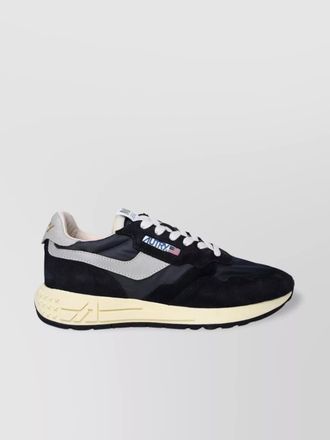 Autry suede panelled low top sneakers