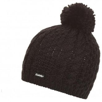 Eisb&auml;r Afra Pompon M&uuml;tze M&uuml;tzen f&uuml;r Damen | schwarz