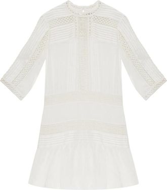 Isabel Marant Dames, Jurken, Wit, Maat: XS Linnen