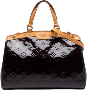 Louis Vuitton Pre-owned Handbags, female, Purple, Size: ONE SIZE Pre-owned Brea MM