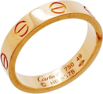 Cartier Pink Gold (18K) Band Ring (Pre-Owned)