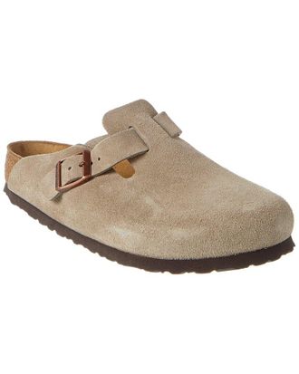 Birkenstock Boston Soft Footbed Suede Leather Clog