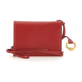 Gianni Chiarini Nappa Card Holder - female - Gianni Chiarini - Wallets & Cardholders - Red - ONE SIZE - Accessories
