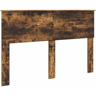 vidaXL Cabecero Roble Ahumado 140 Cm Madera Contrachapada Vidaxl