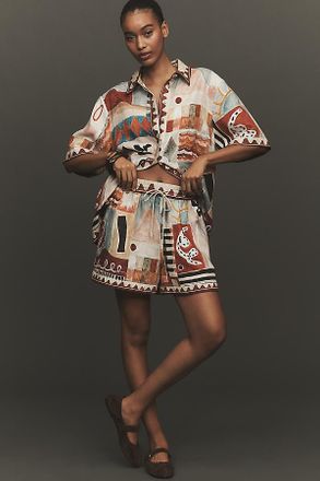 Alemais Michelle Linen Shorts