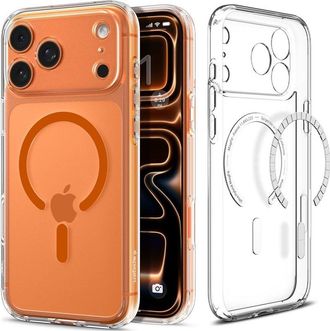 Spigen Spigen Ultra Hybrid Magfit Back Cover Transparente/naranja Apple Iphone 17 Pro Max