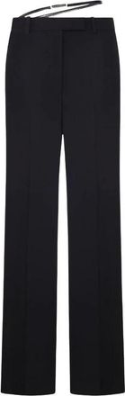 Tom Ford Rechte broek - Dames - Straight fit broeken - Zwart - XS - Broeken