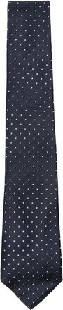 Canali Polka-dot Silk Tie