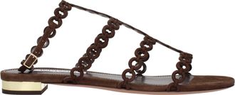 Aquazzura Leather Flat Womens Sandals