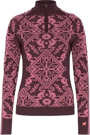 Kari Traa Saga Half Zip Merinounterw&auml;sche f&uuml;r Damen | lila