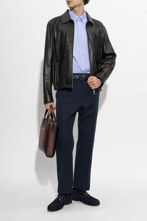 Ferragamo Shirt With Pocket, Mens, Blue