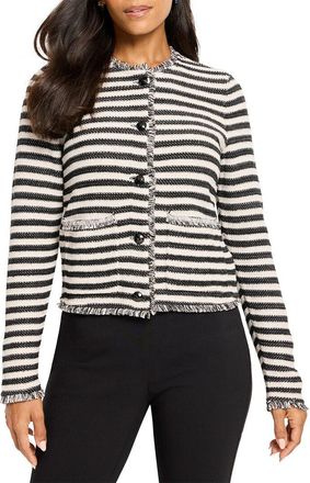 Nic+Zoe NIC+ZOE Fringe Mix Femme Jacket